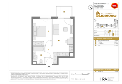 Mieszkanie w inwestycji: Apartamenty Rudnickiego