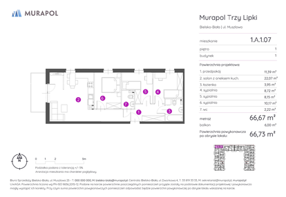 Mieszkanie w inwestycji: Murapol Trzy Lipki
