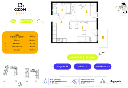 Mieszkanie w inwestycji: Osiedle Ozon etap VII