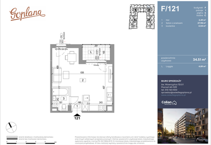 Mieszkanie w inwestycji: Goplana budynek F