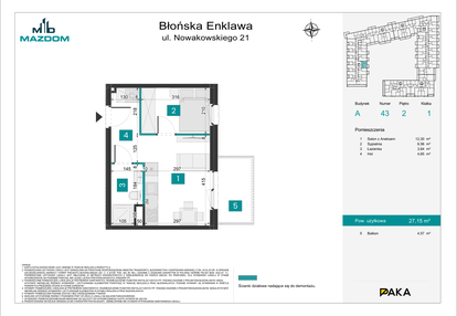 Mieszkanie w inwestycji: Błońska Enklawa
