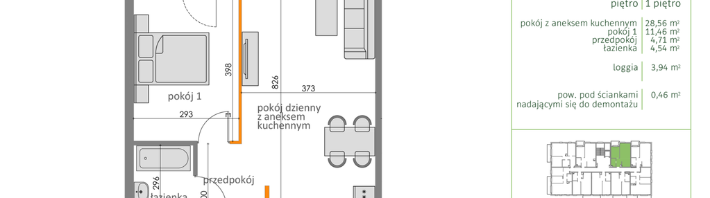 Mieszkanie w inwestycji: Zielona Przystań