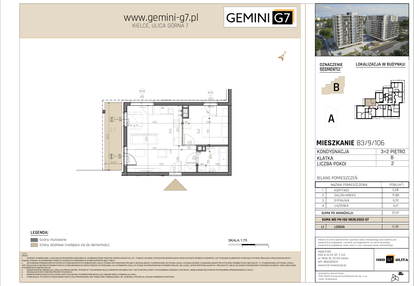 Mieszkanie w inwestycji: GEMINI G-7