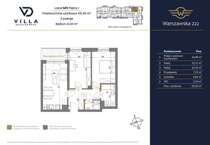 Mieszkanie w inwestycji: Warszawska 222