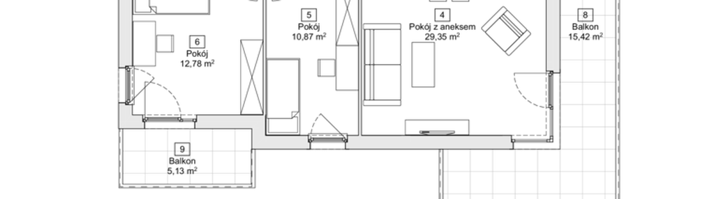 Mieszkanie w inwestycji: Zacisze Marcelin IIIa