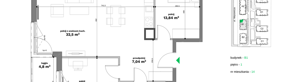 Mieszkanie w inwestycji: Forma Otwarta etap II
