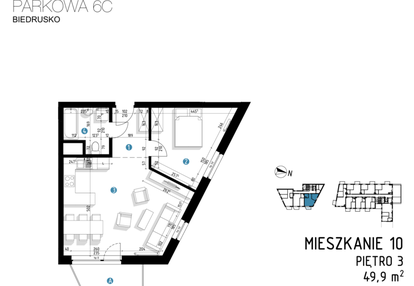 Mieszkanie w inwestycji: Parkowa 6AC - ETAP III