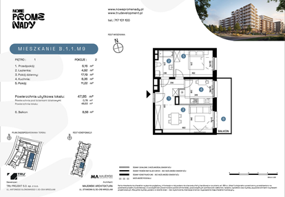Mieszkanie w inwestycji: Nowe Promenady etap II