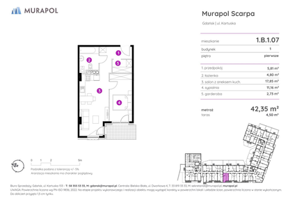Mieszkanie w inwestycji: Murapol Scarpa
