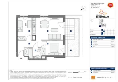 Mieszkanie w inwestycji: Osiedle Bokserska 71 etap II