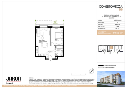 Mieszkanie w inwestycji: Gombrowicza 33