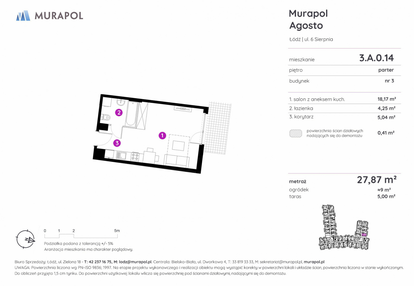 Mieszkanie w inwestycji: Murapol Agosto