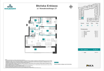 Mieszkanie w inwestycji: Błońska Enklawa