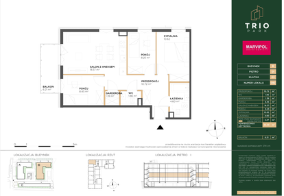 Mieszkanie w inwestycji: Trio Park