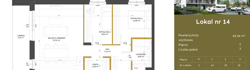 Mieszkanie w inwestycji: Apartamenty 3 Maja