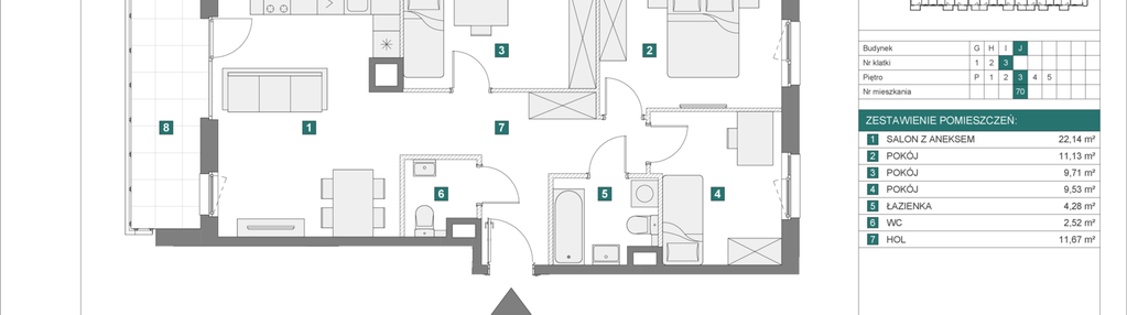 Mieszkanie w inwestycji: Apartamenty Myśliborska Park
