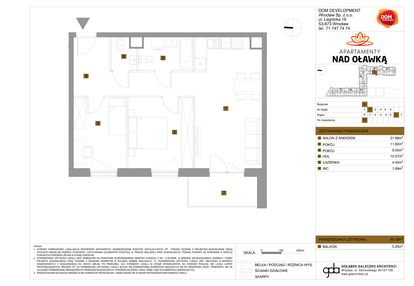 Mieszkanie w inwestycji: Apartamenty nad Oławką etap II