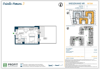 Mieszkanie w inwestycji: Osiedle Hemara - etap III bud. 2 i 3