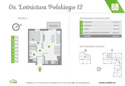 Mieszkanie w inwestycji: Os. Lotnictwa Polskiego 12