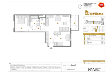 Mieszkanie w inwestycji: Apartamenty Rudnickiego