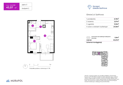 Mieszkanie w inwestycji: Murapol Osiedle Szafirove II