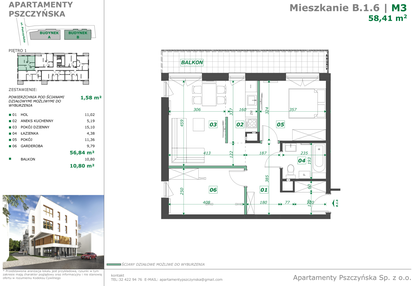 Mieszkanie w inwestycji: Apartamenty Pszczyńska
