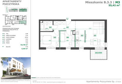 Mieszkanie w inwestycji: Apartamenty Pszczyńska