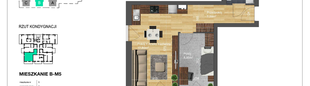 Mieszkanie w inwestycji: Bunscha Park 4.0