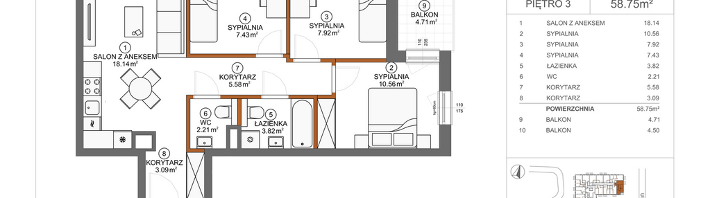 Mieszkanie w inwestycji: Apartamenty Rusałki