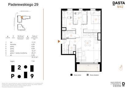 Mieszkanie w inwestycji: Paderewskiego 29