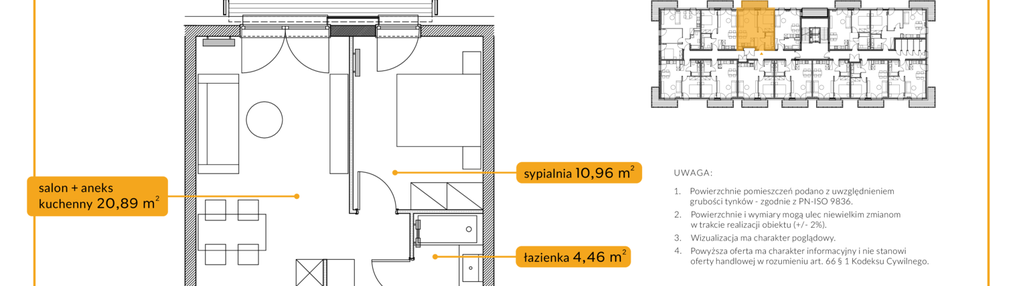 Mieszkanie w inwestycji: Osiedle Słoneczny Łąkoszyn bud. 4