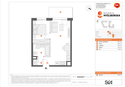 Mieszkanie w inwestycji: Osiedle Myśliborska