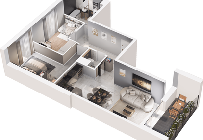 Mieszkanie w inwestycji: Mieszkaj w mieście - Etap Odkrywców L