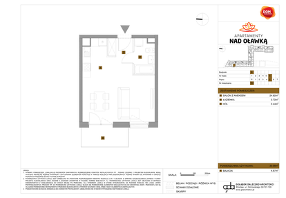 Mieszkanie w inwestycji: Apartamenty nad Oławką etap II