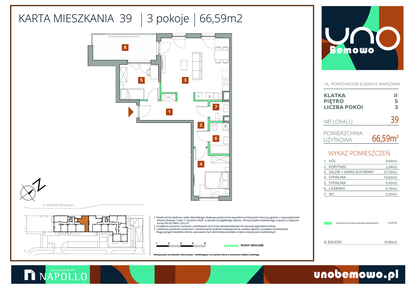 Mieszkanie w inwestycji: UNO Bemowo
