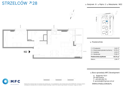 Mieszkanie w inwestycji: Strzelców 28