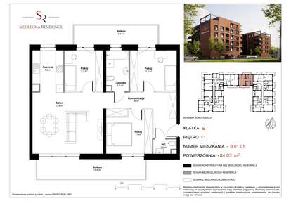 Mieszkanie w inwestycji: Siedlecka Residence