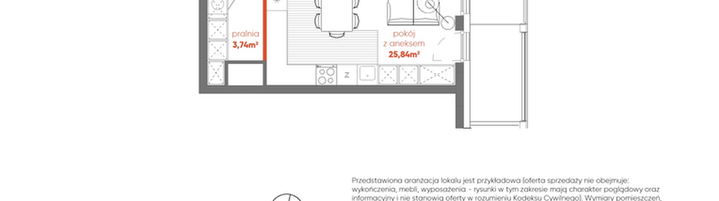 Mieszkanie w inwestycji: Pierwsza Dzielnica - etap III