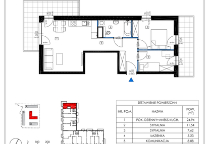 Mieszkanie w inwestycji: Maratońska 49 - Nowa Retkinia