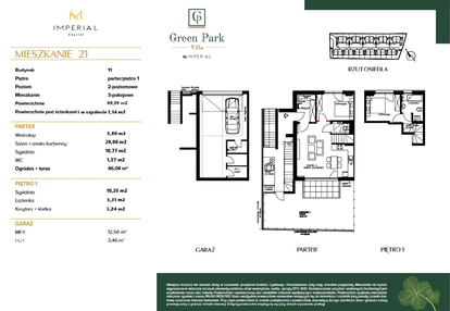 Mieszkanie w inwestycji: Green Park etap II - apartament wykończony pod klucz