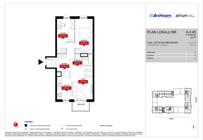 Mieszkanie w inwestycji: Atrium - Nowy Szczepin