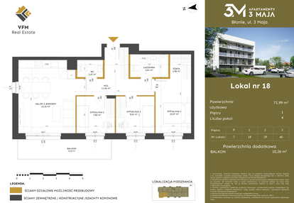 Mieszkanie w inwestycji: Apartamenty 3 Maja