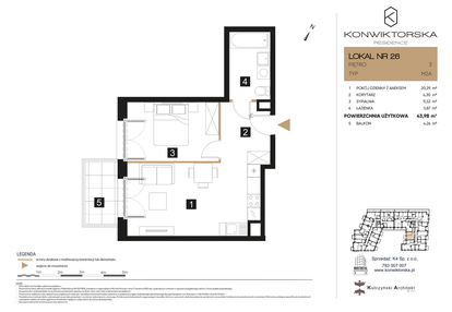 Mieszkanie w inwestycji: Konwiktorska Residence
