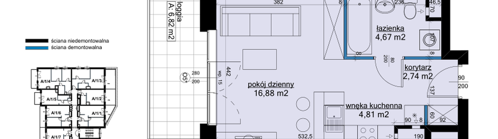 Mieszkanie w inwestycji: Osiedle Hawelańska etap III - bud. A