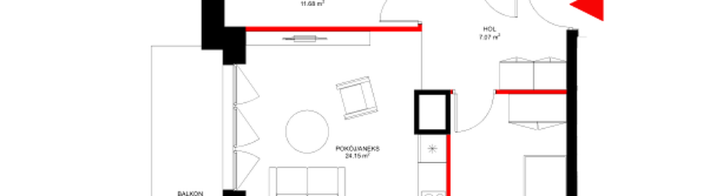 Mieszkanie w inwestycji: INSPIRE ETAP IV, V – bud. E, F, G