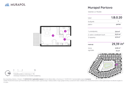 Mieszkanie w inwestycji: Murapol Portovo etap II