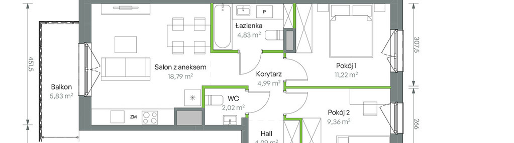 Mieszkanie w inwestycji: Oliwska Vita