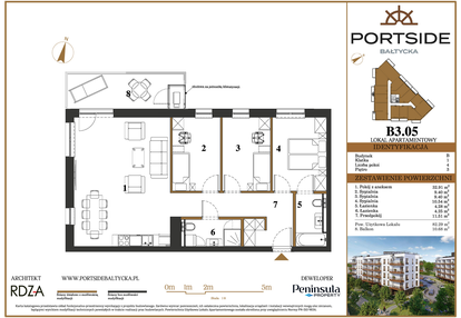 Mieszkanie w inwestycji: Portside Bałtycka