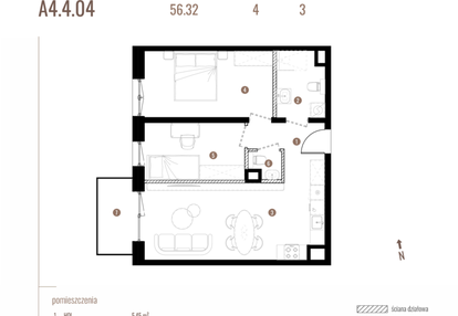 Mieszkanie w inwestycji: Belg Apartamenty etap II