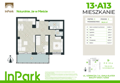 Mieszkanie w inwestycji: InPark